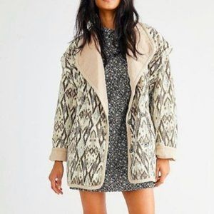 NEW FREE PEOPLE ADA QUILTED JACKET, SMALL